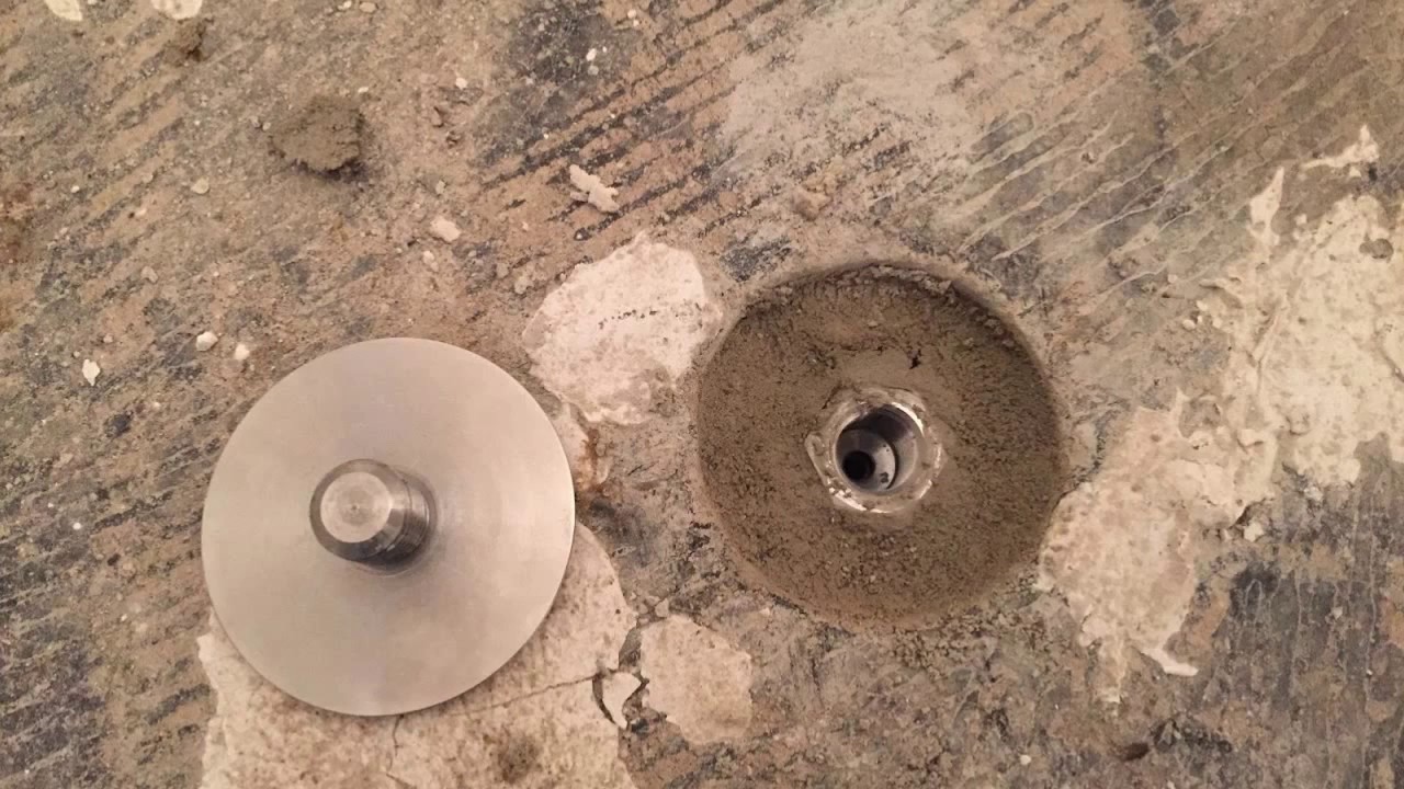 Sub-slab soil gas probe installation