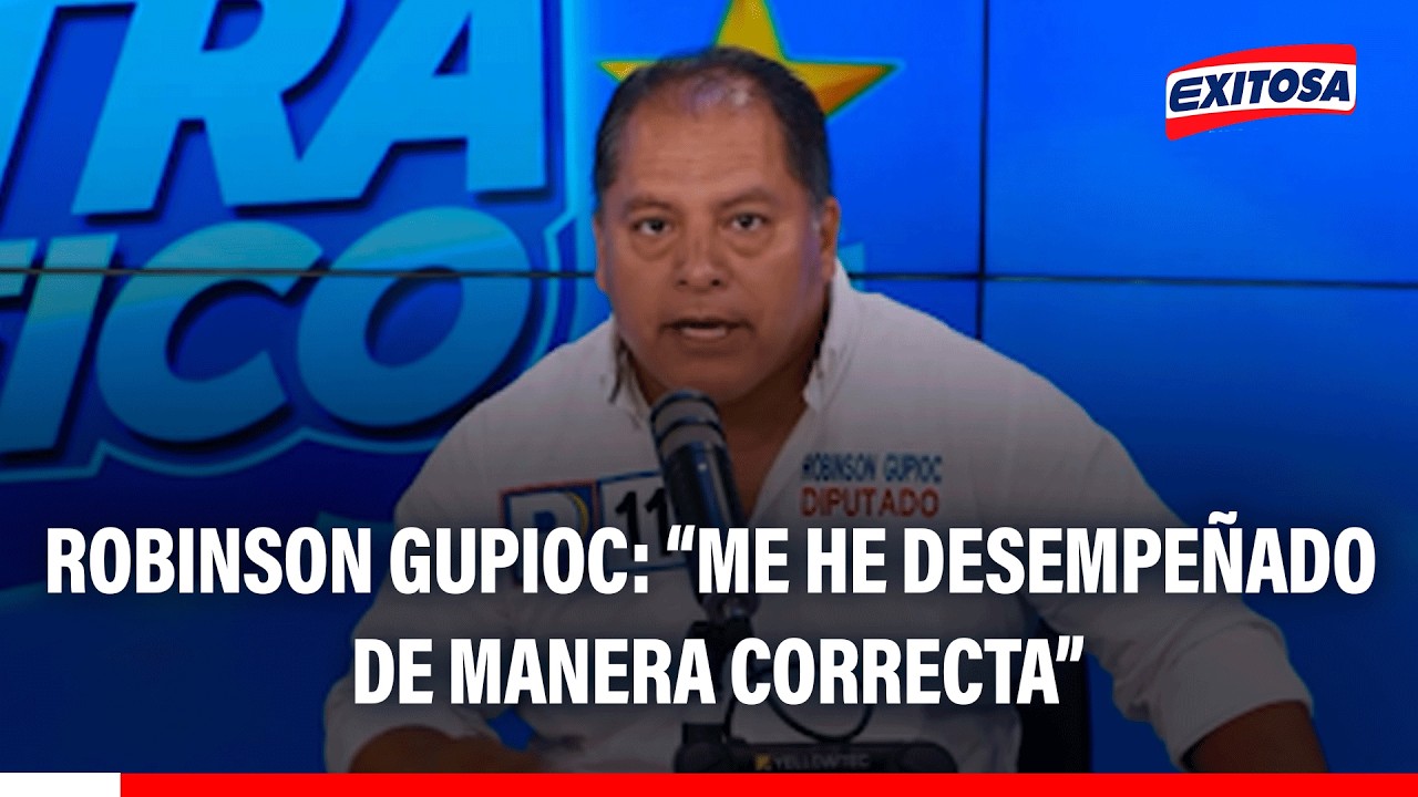 🔴🔵ROBINSON GUPIOC: “ME HE DESEMPEÑADO DE MANERA CORRECTA”