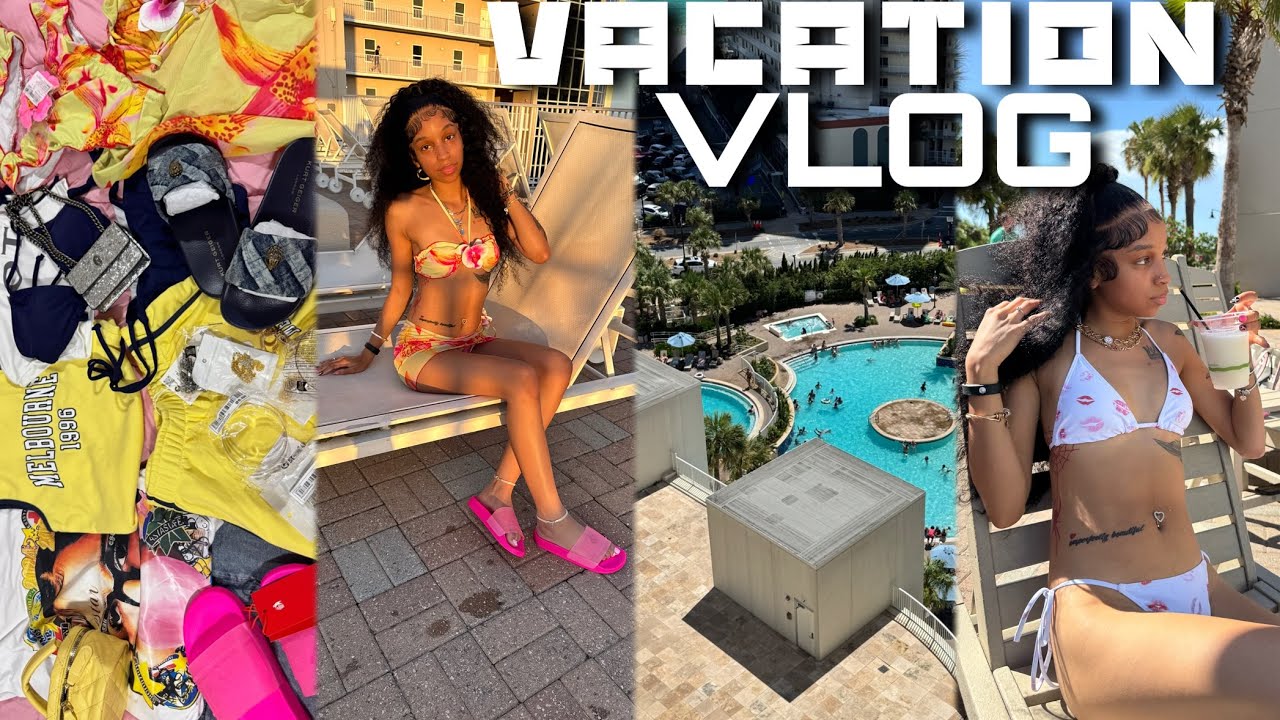 TRAVEL VLOG🏝️| road trip, beach, pool day, OOTD’s, family time + moree! Malia Jai