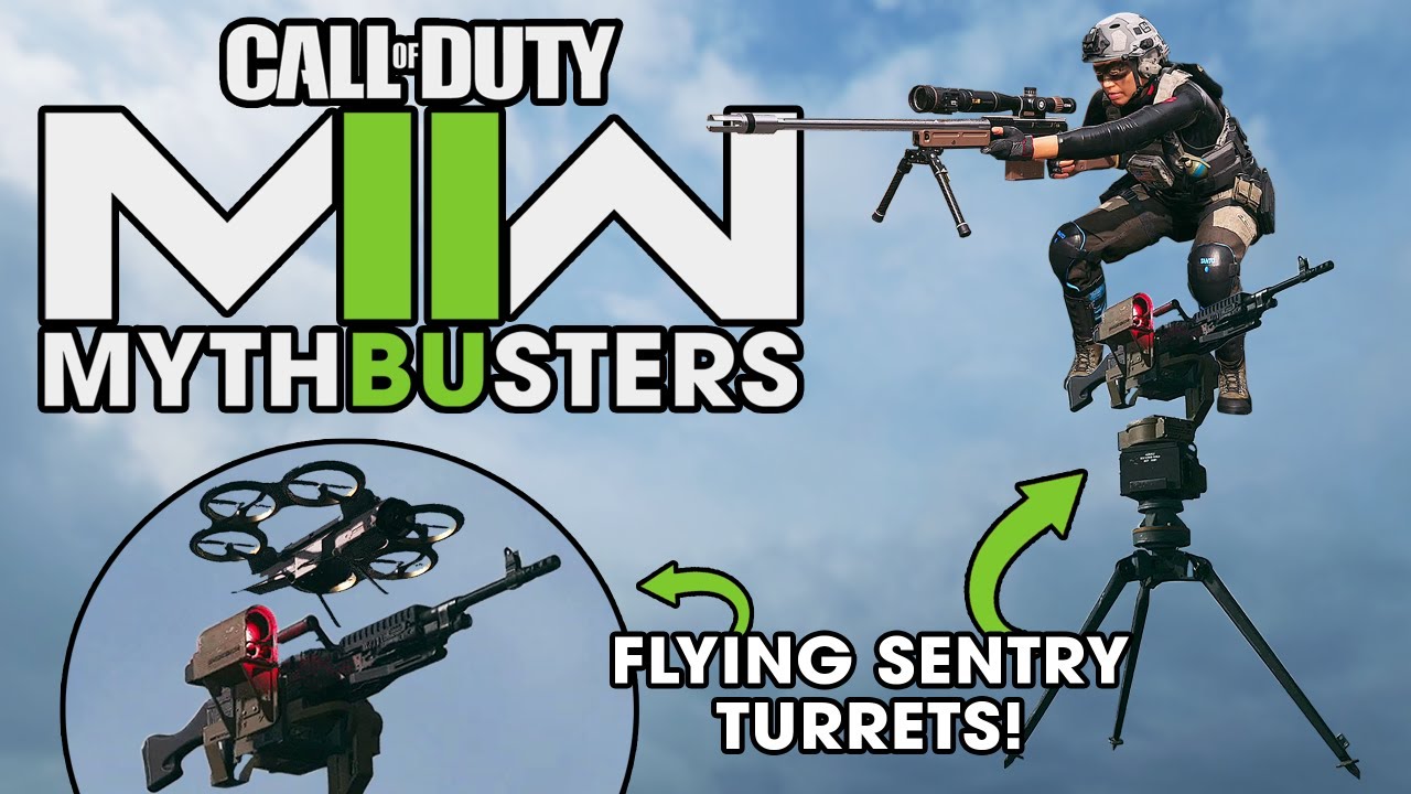 Modern Warfare 2 Mythbusters - Sentry Turret on a Recon Drone