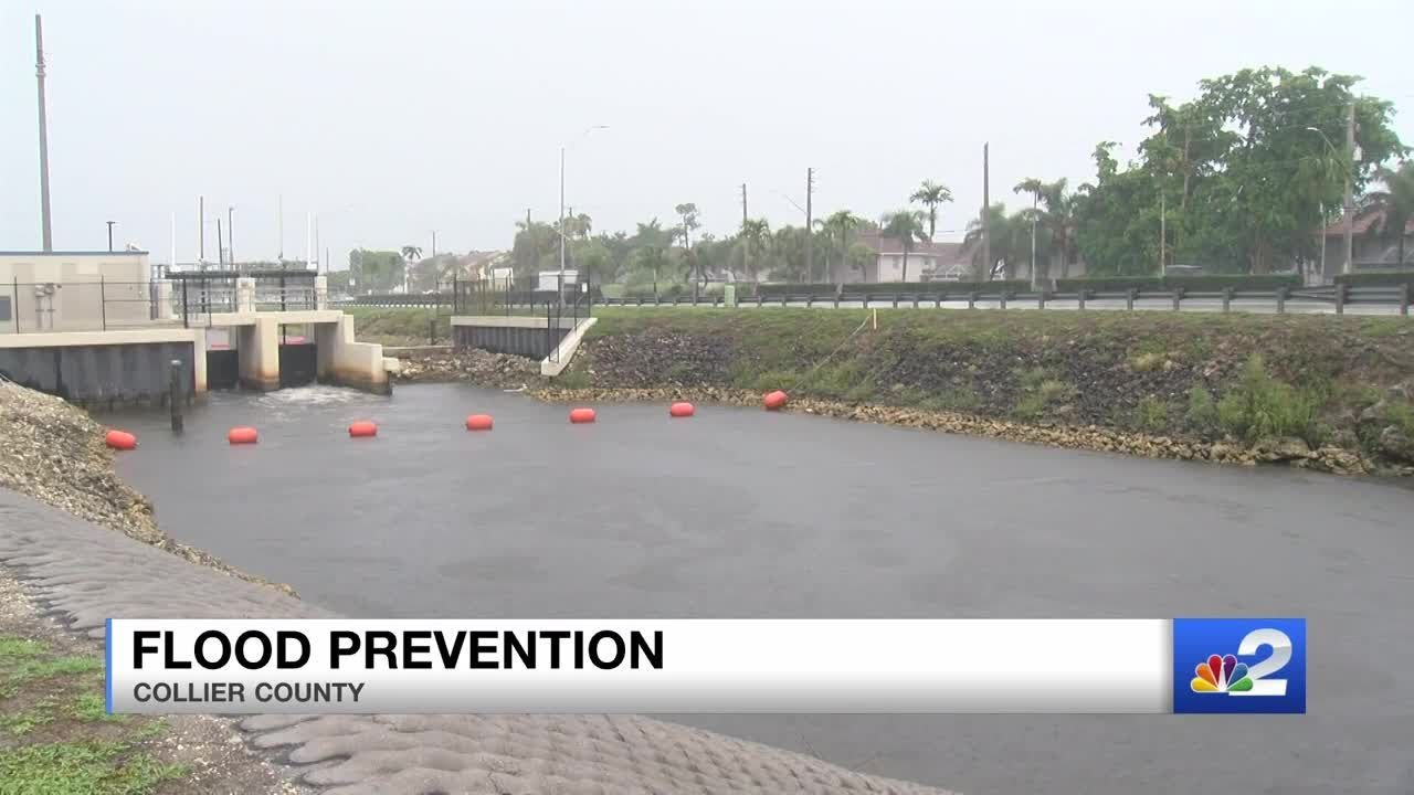 Collier County residents fish by weirs as water levels rise