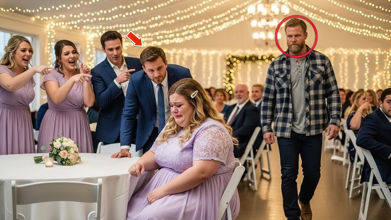 Sie lachten über das übergewichtige Mädchen auf der Hochzeit bis der alleinerziehende Vater vortrat