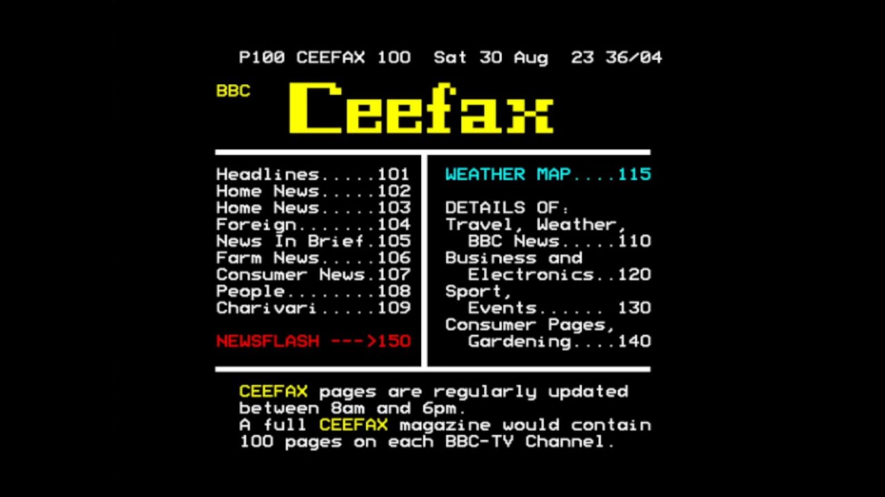 In Vision Episode 1 - Ceefax from 30th August 1975