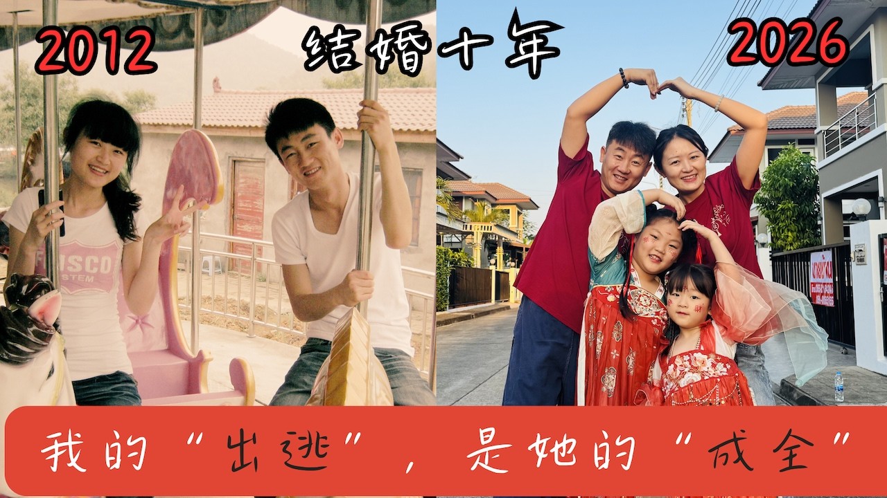 相识16年，结婚10年：如果没有她，我的“出逃”只是一场流浪。