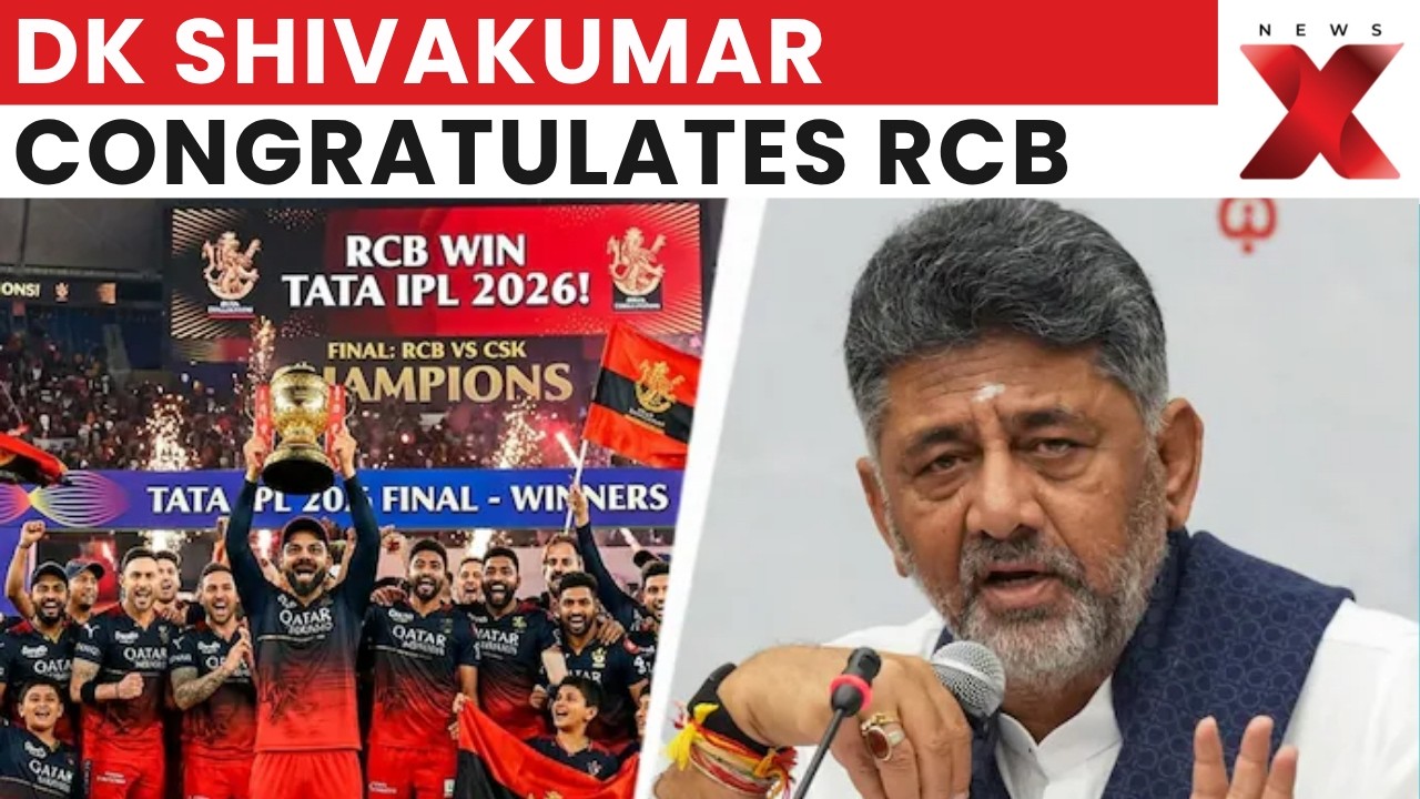 DK Shivakumar Congratulates RCB After Historic Second Consecutive IPL Title Win | Latest News |NewsX