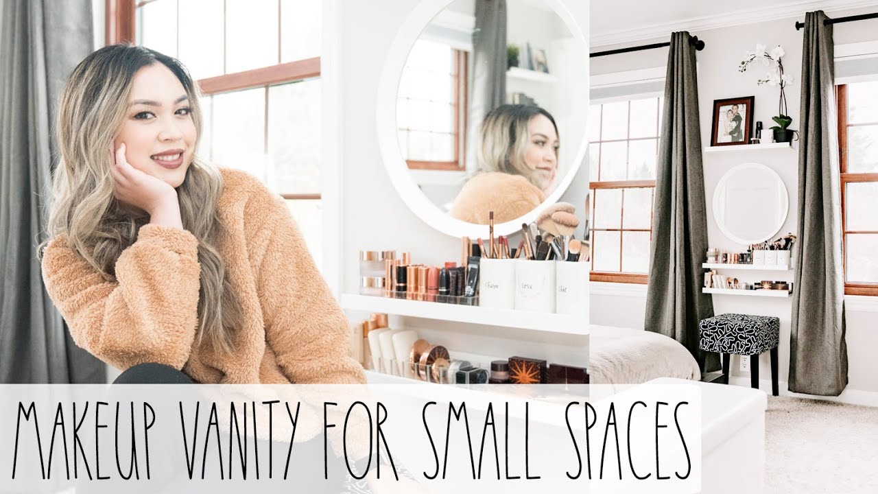 Makeup Vanity For Small Spaces & Small Bedrooms