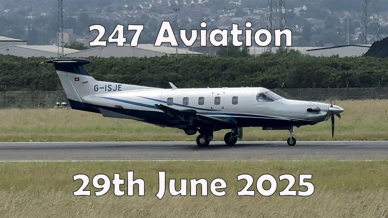 247 Aviation (G-ISJE) : Pilatus PC-12 NGX : Belfast City Airport (BHD) : 29th June 2025