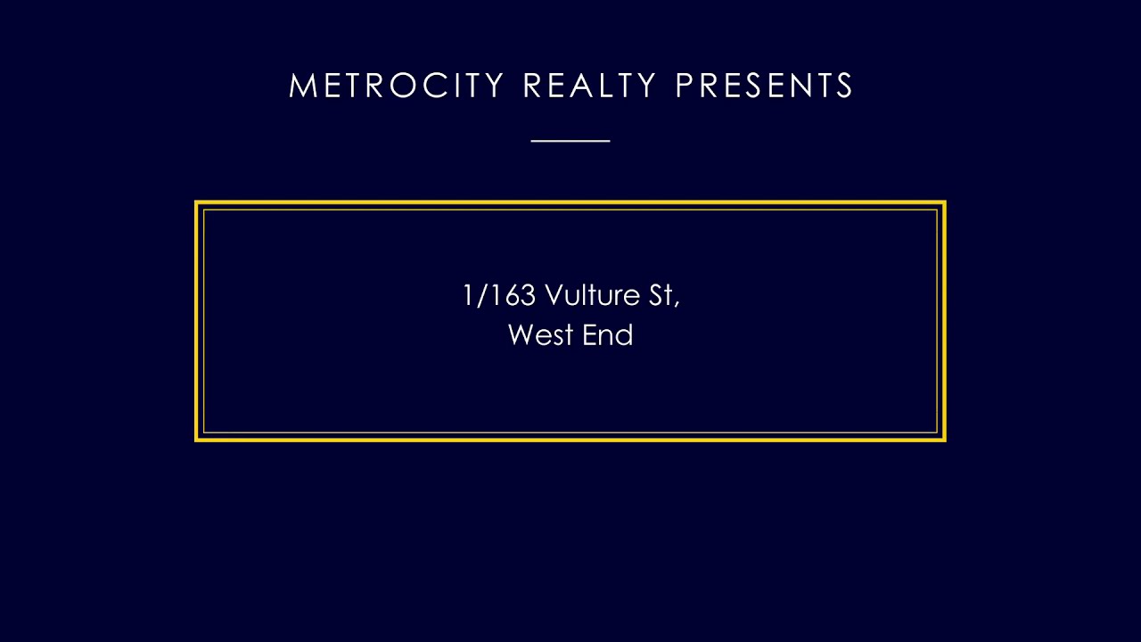 FOR RENT - 1/163 Vulture St, West End