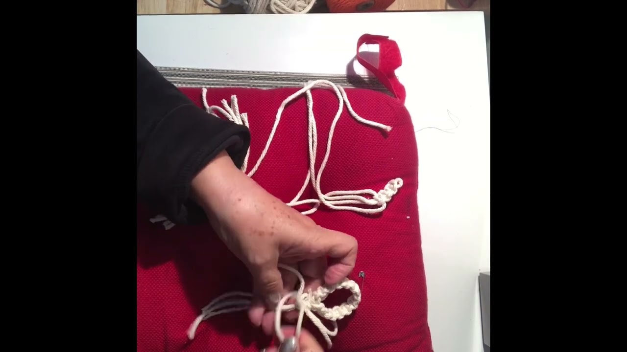 Tutorial de servilletero en macrame