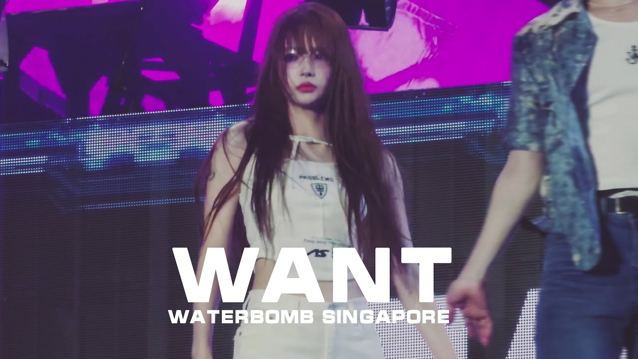 250830 Waterbomb Singapore - WANT (Taemin 태민) 김지향 댄서 직캠 dancer Kim Jihyang fancam 워터밤