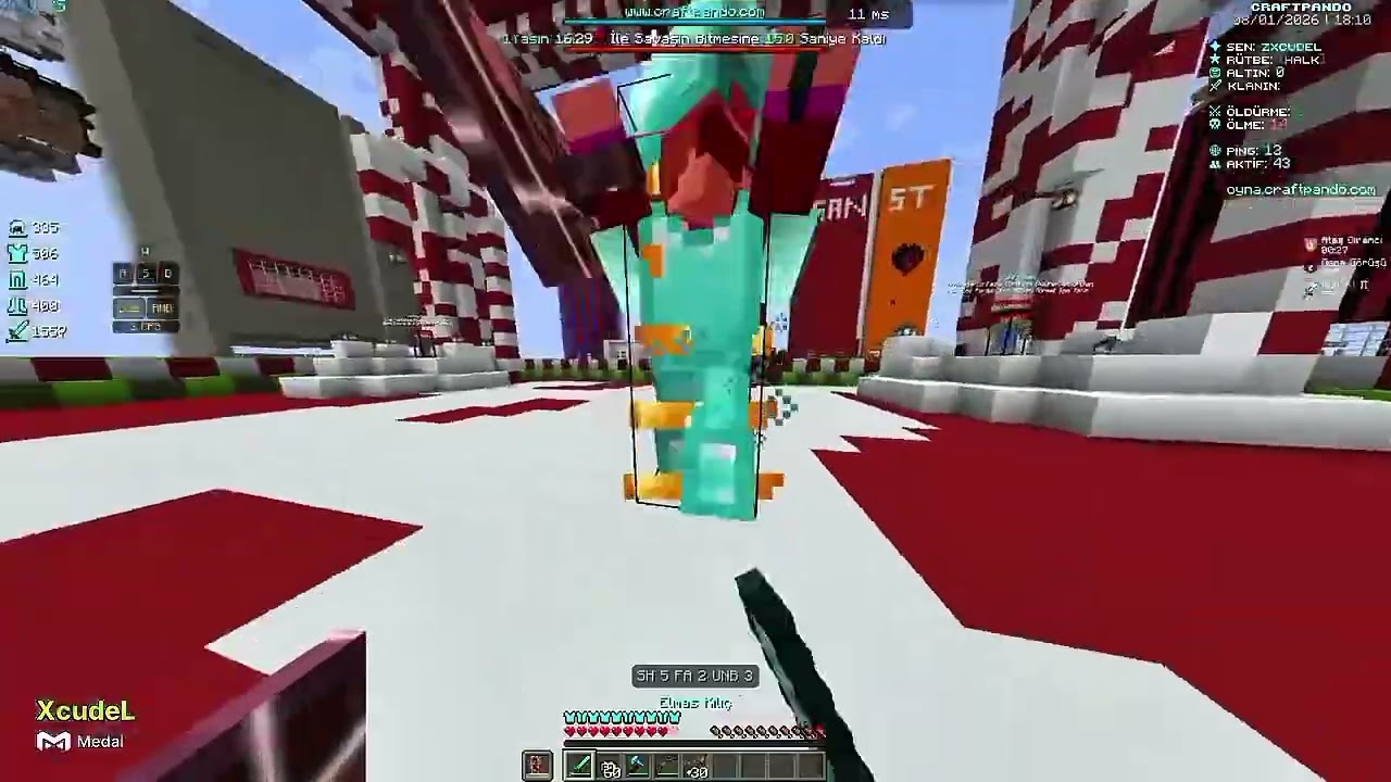 CRAFT PANDO KİLL MONTAGE (yusuf_kr 1v31Rayz Sherlock_ ve xGysAx için) 