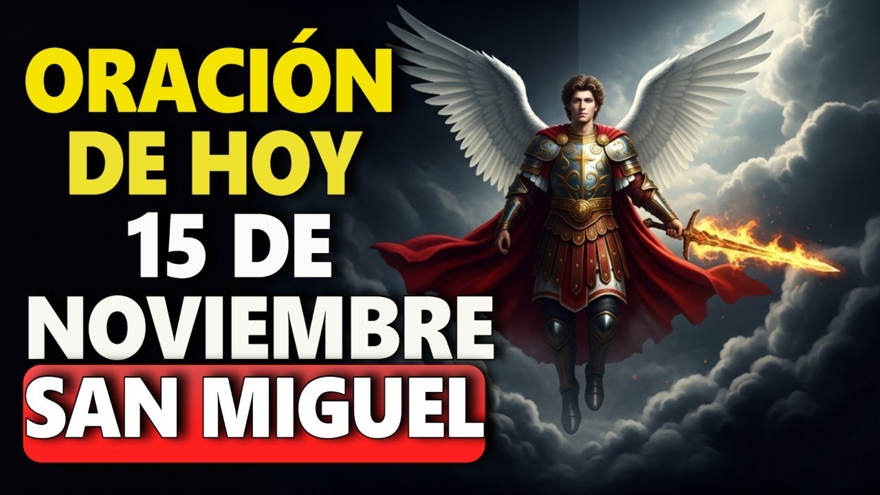 🛡️ ¡SAN MIGUEL TE PROTEGE HOY Y LLENA TU VIDA DE PAZ Y MILAGRO DIVINO! ORA HOY