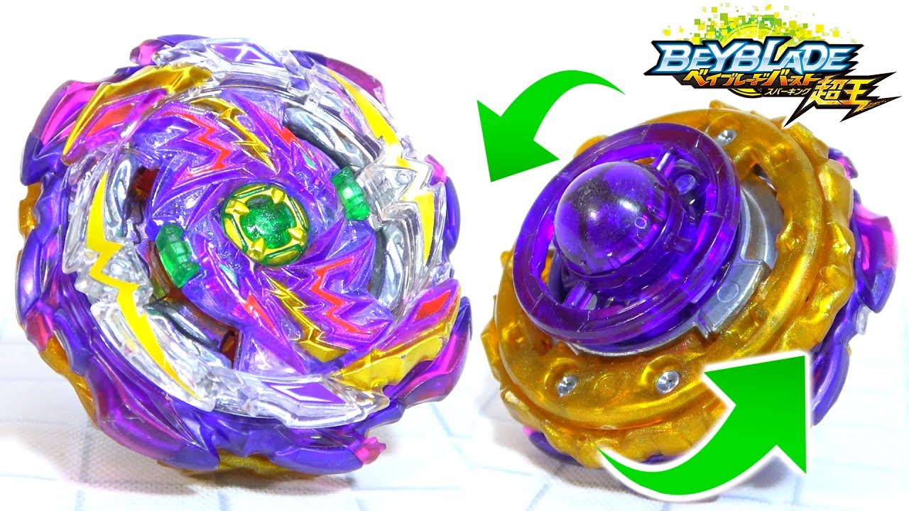 Самый сильный обычай, что все реактивные виверны свободно вращаются [Beyblade Burst Super King]