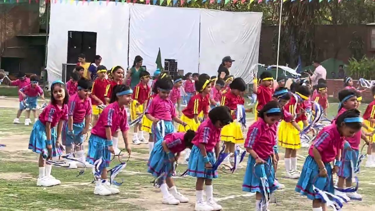 Sports day at Dhrit school. Peformed ring drill.  