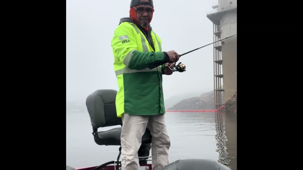 Lake Kaweah, California fishing at history lesson. 