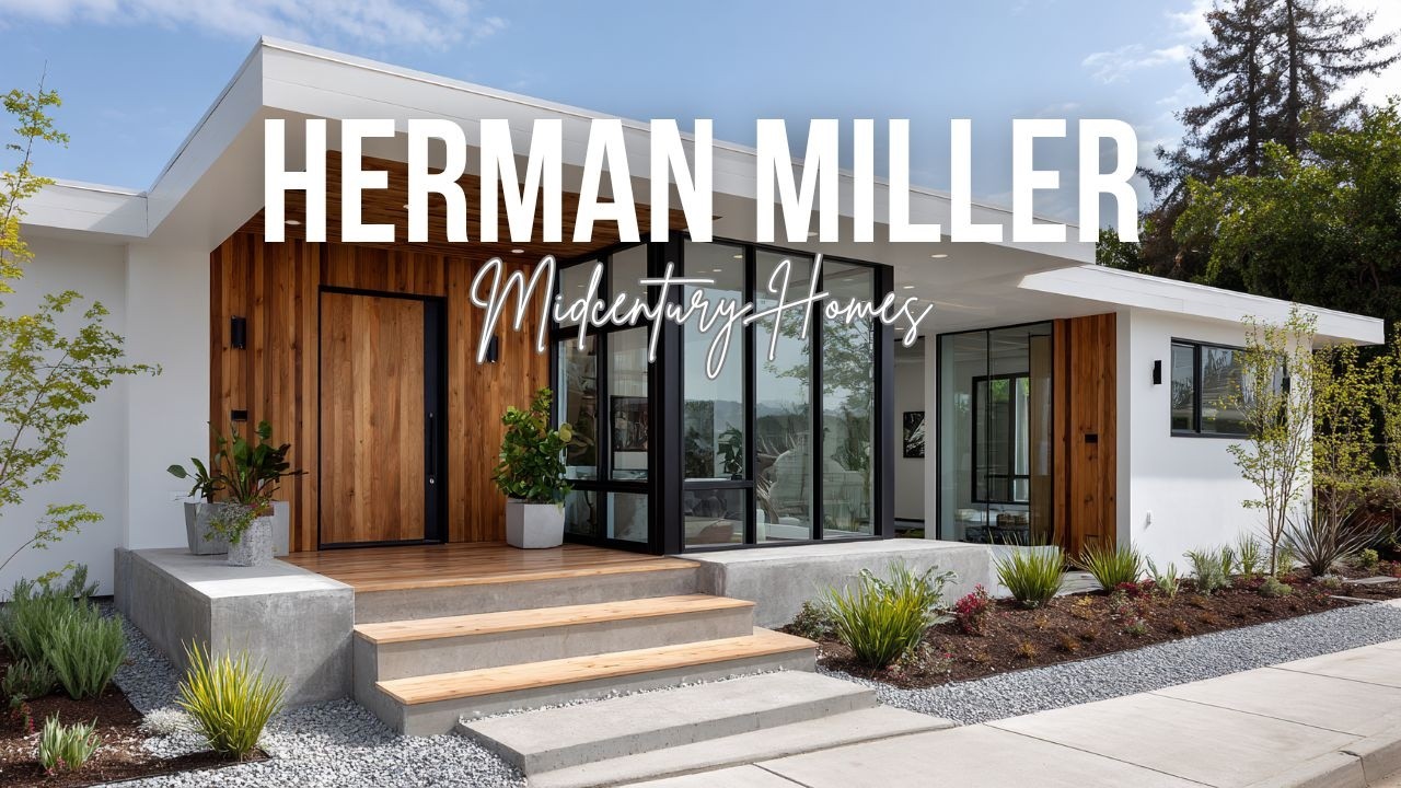 Herman Miller Inspired Midcentury Homes with Clean Lines and Comfort