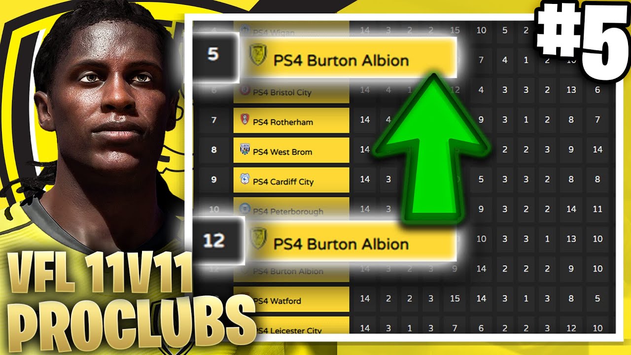 CLIMBING THE TABLE?! | VFL BURTON | 11V11 COMPETITIVE PRO CLUBS #5