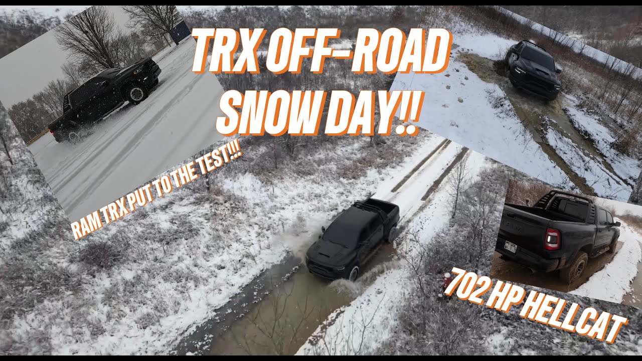 RAM TRX GOES CRAZY IN SNOW!!!