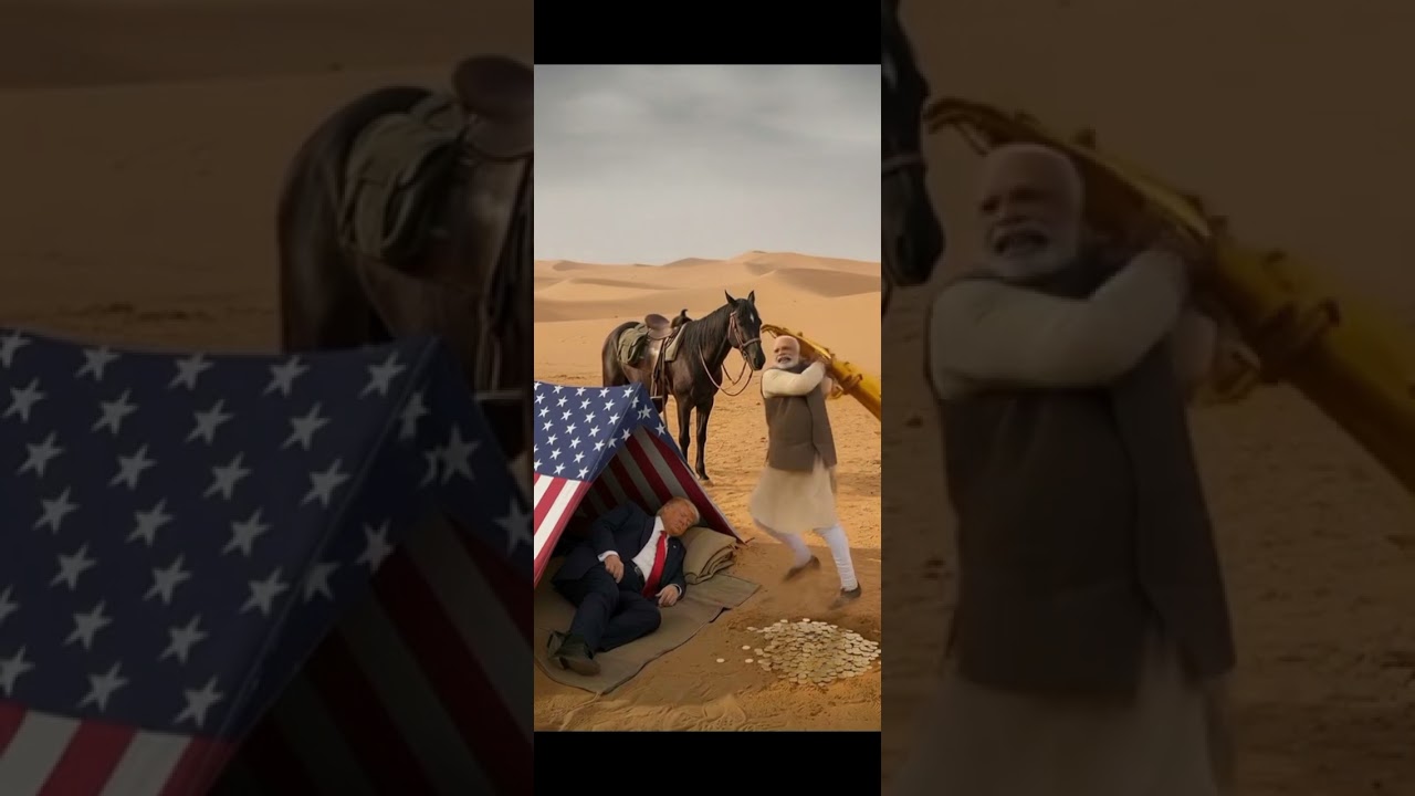 The Great Desert Heist: Modi vs. Trump! 🏜️💰