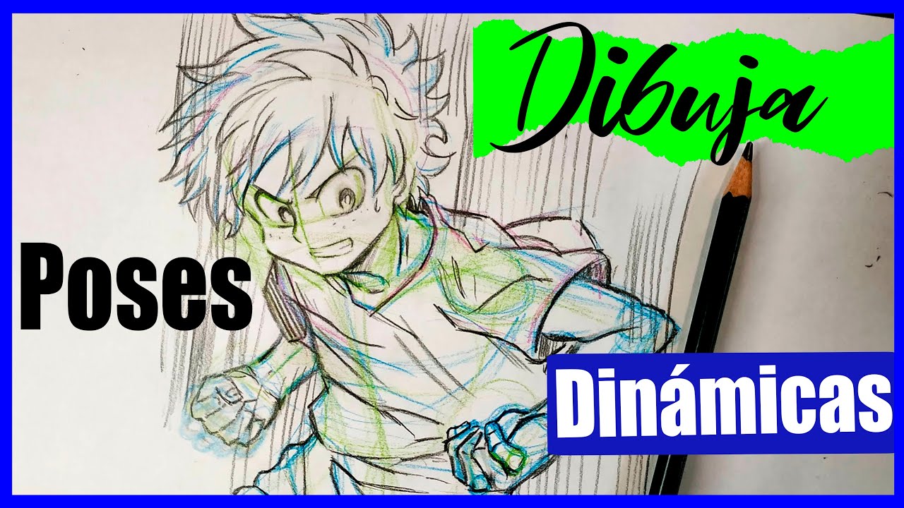 Dibuja cuerpo y  poses dinámicas súper sencillo! 😊