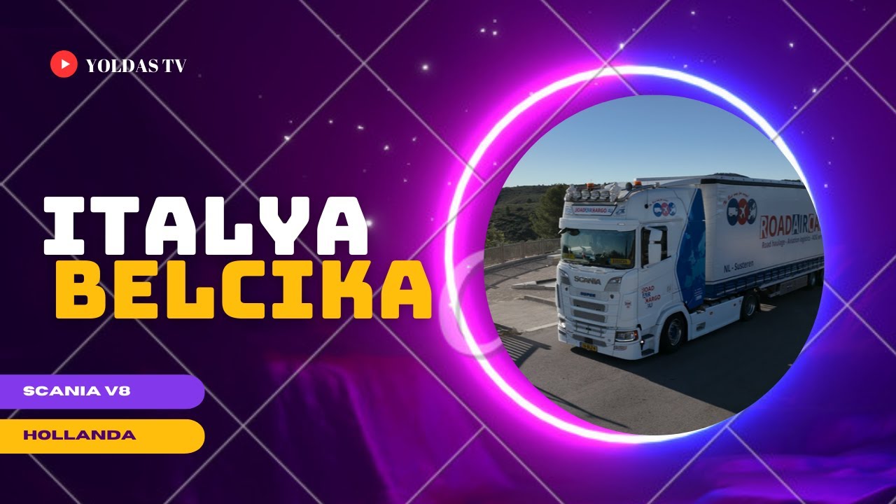 ALP DAGLARINDAN HARİKA GÖRÜNTÜLER, AVRUPA'DA TÜRK TIR ŞÖFÖRÜ, SCANİA V8, İTALYA  #avrupa #italy
