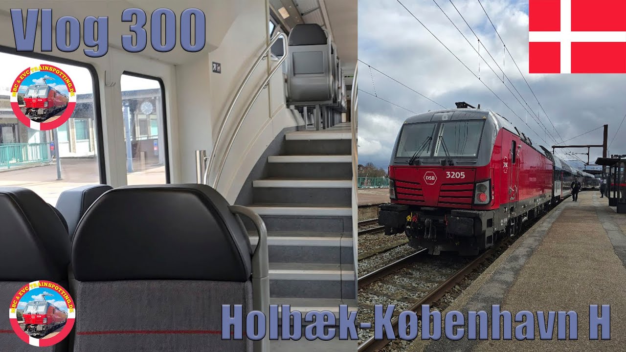 Regionaltog Holbæk-København H med Siemens Vectron & dobbeltdækkervogne 🚆 | Vlog 300