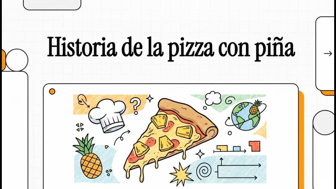 Historia de la pizza con piña