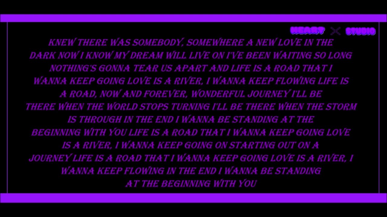 Donna Lewis And Richard Marx, At The Beginning Lyrics