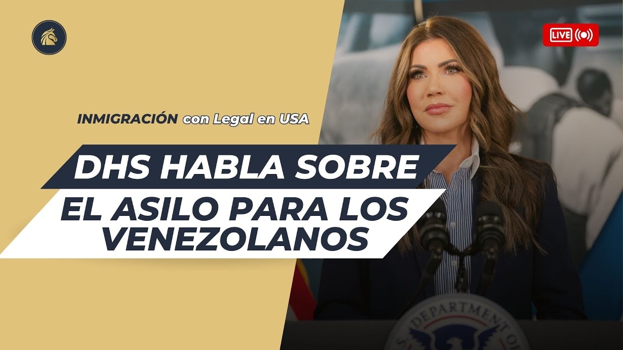 DHS contradice opinión de Kristi Noem sobre refugio para venezolanos
