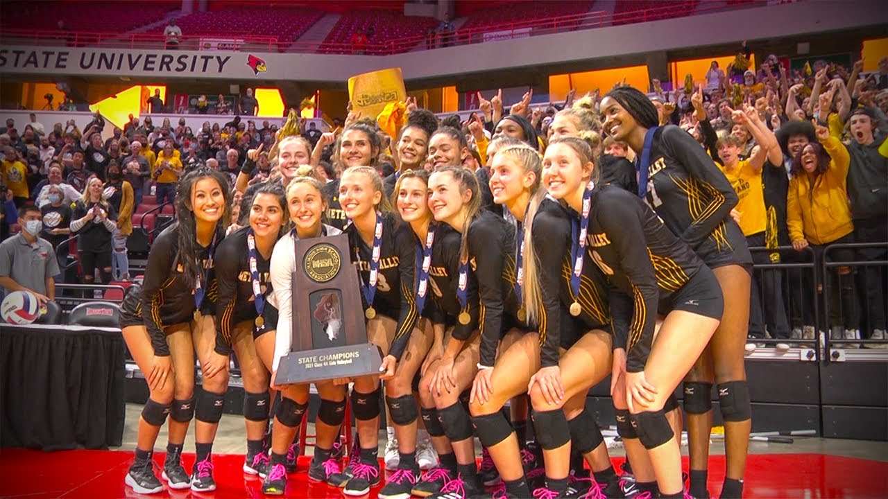 Girls Volleyball 4A State Final Metea Valley vs. Mother McAuley 11.13.21