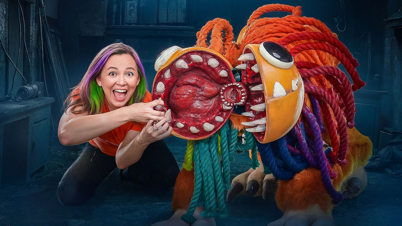We made a real YARNABY Animatronic (that can eat people)