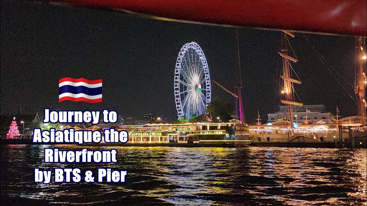Journey to Asiatique the Riverfront, 4K Walking Tour
