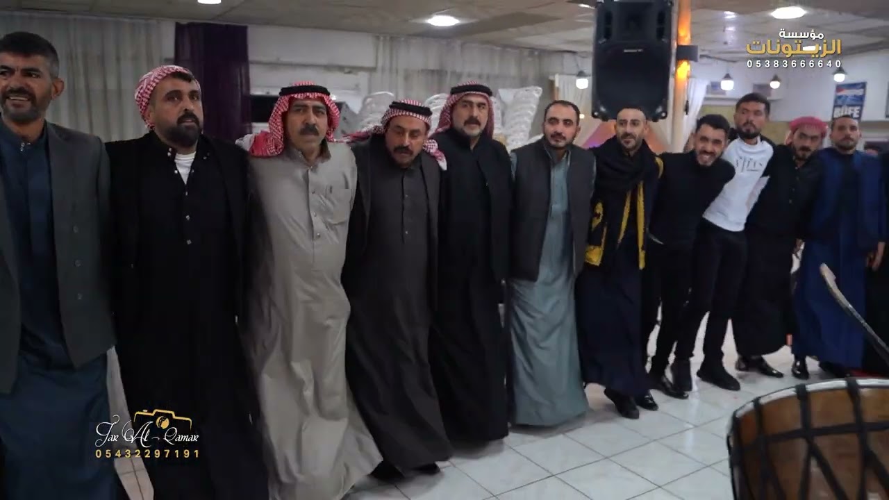 أفراح عشيرة البو بطوش الغنيمات حفل زفاف العريس جهاد أبو حسن أحيا الحفل الفنان خالد الجبوري ج2