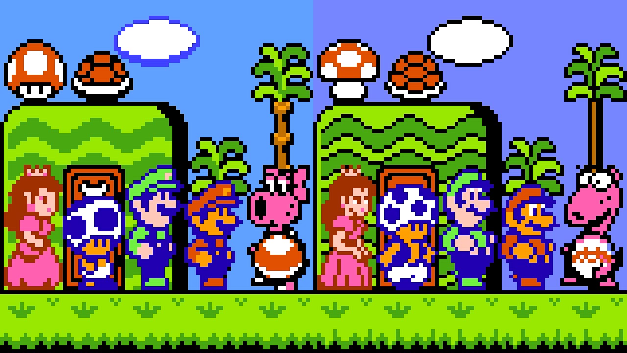 Super Mario Bros. 2 (NES) - Graphic Overhaul Max. ᴴᴰ