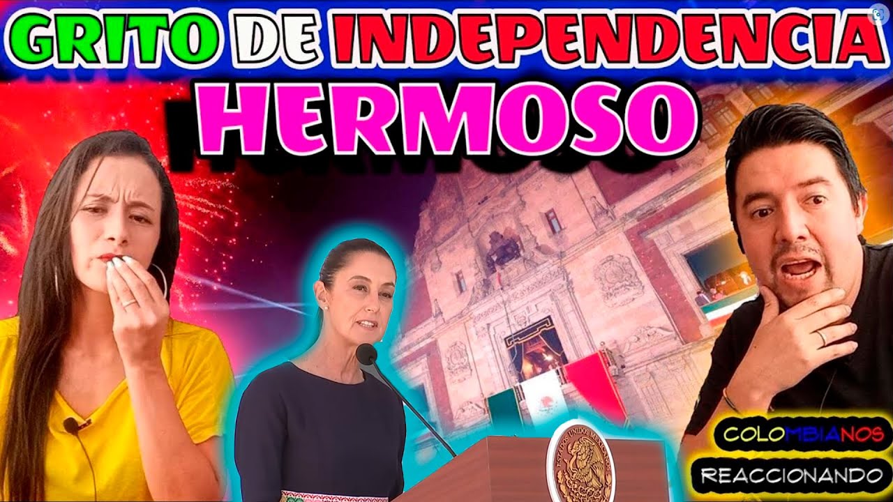 Reacción al GRITO de INDEPENDENCIA de MEXICO | PRESIDENTA CLAUDIA SHEINBAUM | VIVA MEXICO | 2025