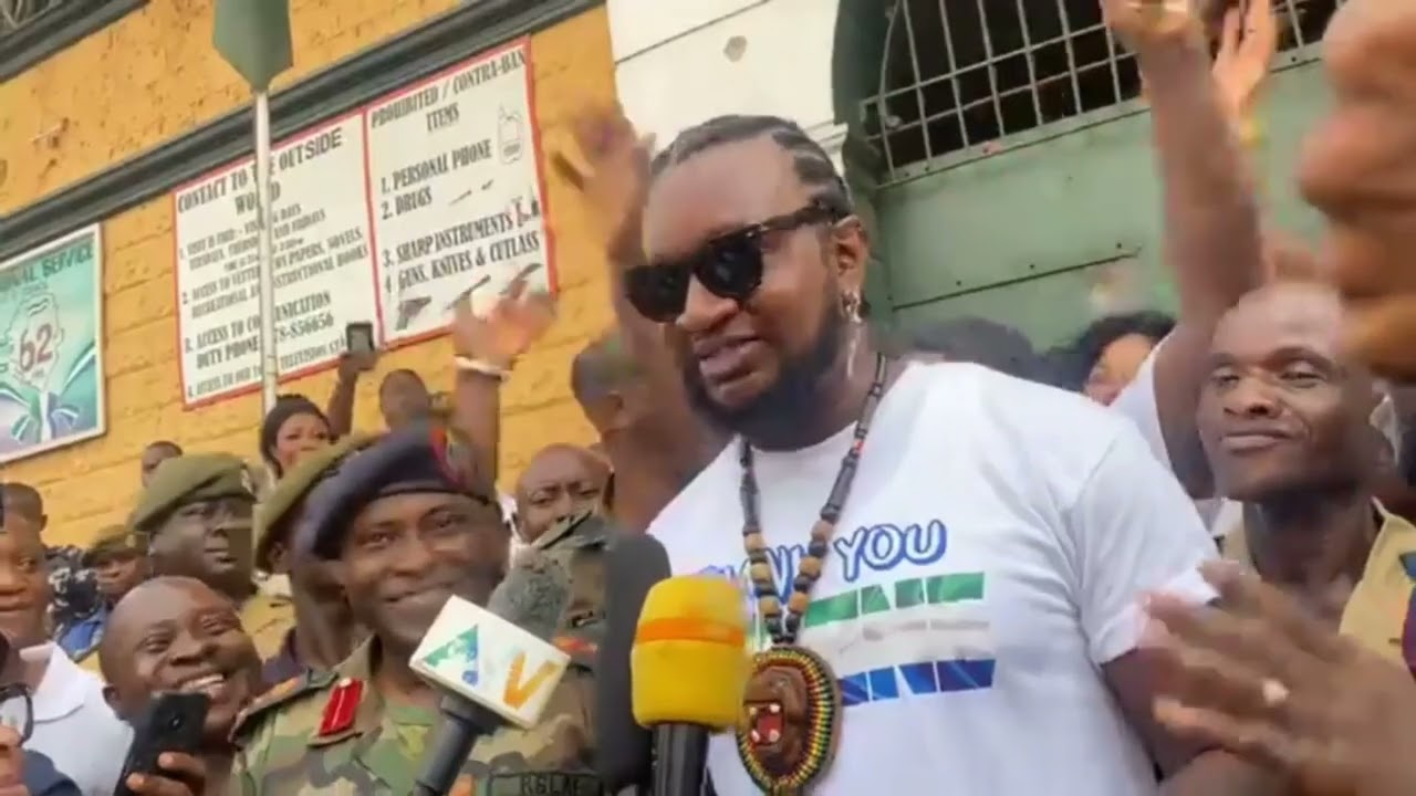 Rapper King Boss LAJ RELEASED From PRISON - Sierra Leone