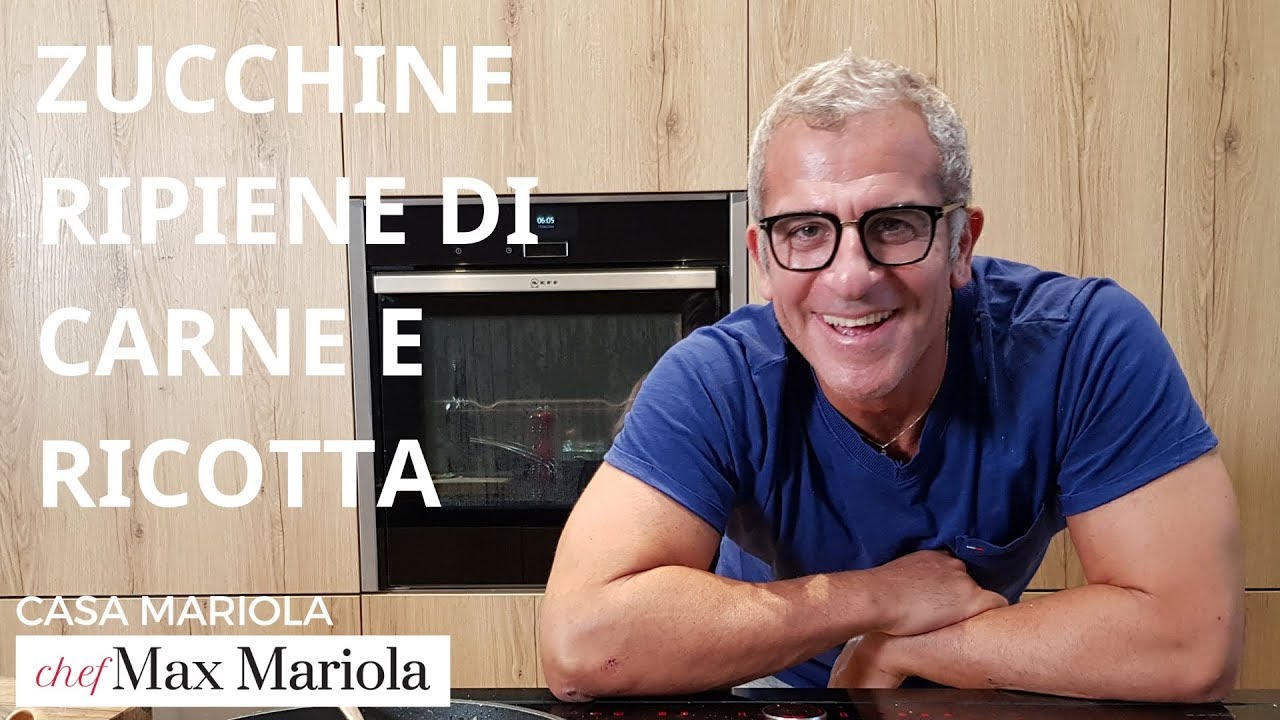 ZUCCHINE RIPIENE DI CARNE E RICOTTA - Chef Max Mariola