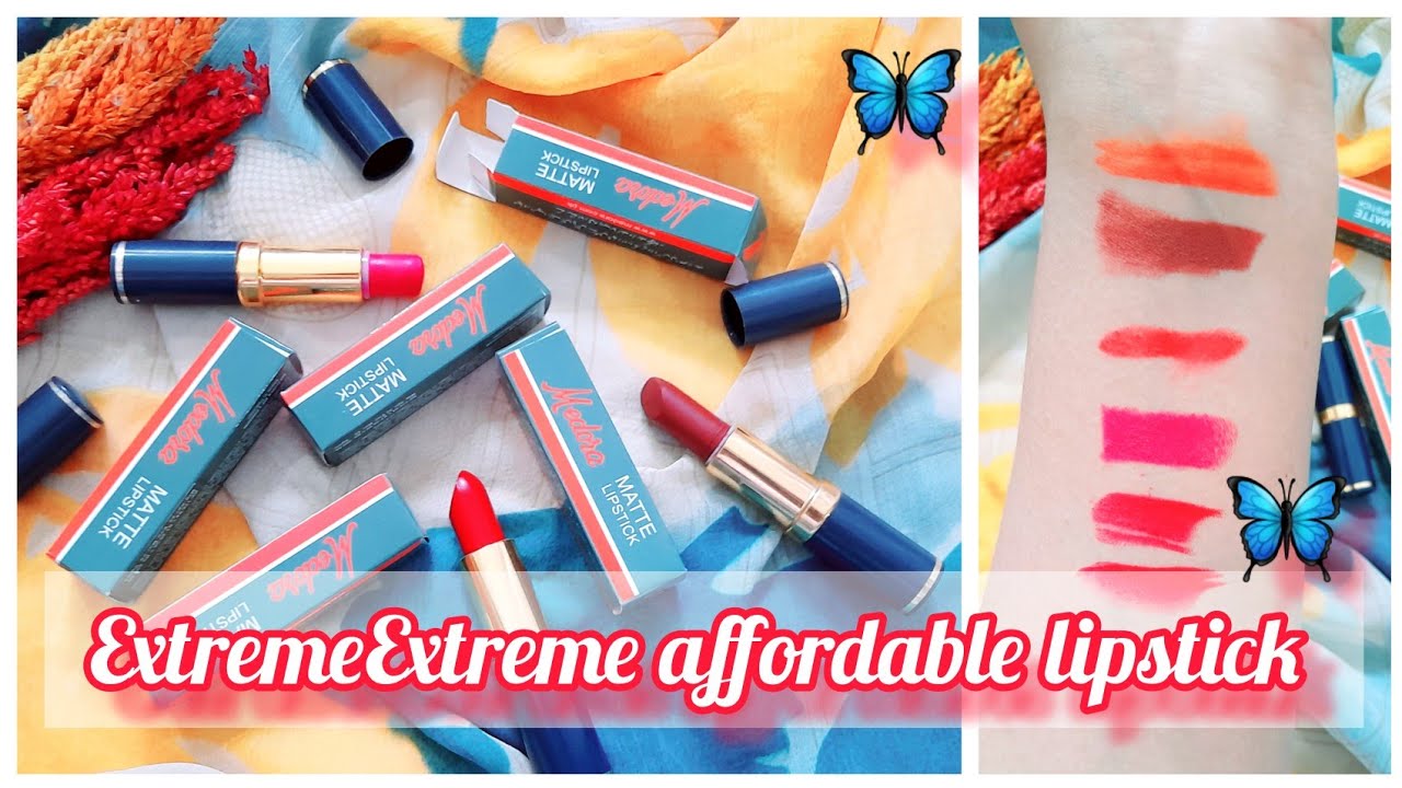 6 BEST Medora Lipsticks Shades For WEDDING SEASON || Shades & Swatches in Urdu ,Hindi
