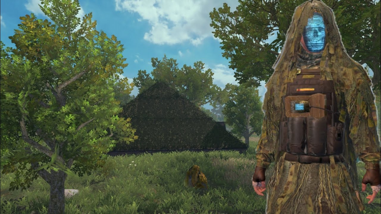 EU CONSTRUI UMA BASE CAMUFLADA NA FLORESTA DO LAST ISLAND OF SURVIVAL