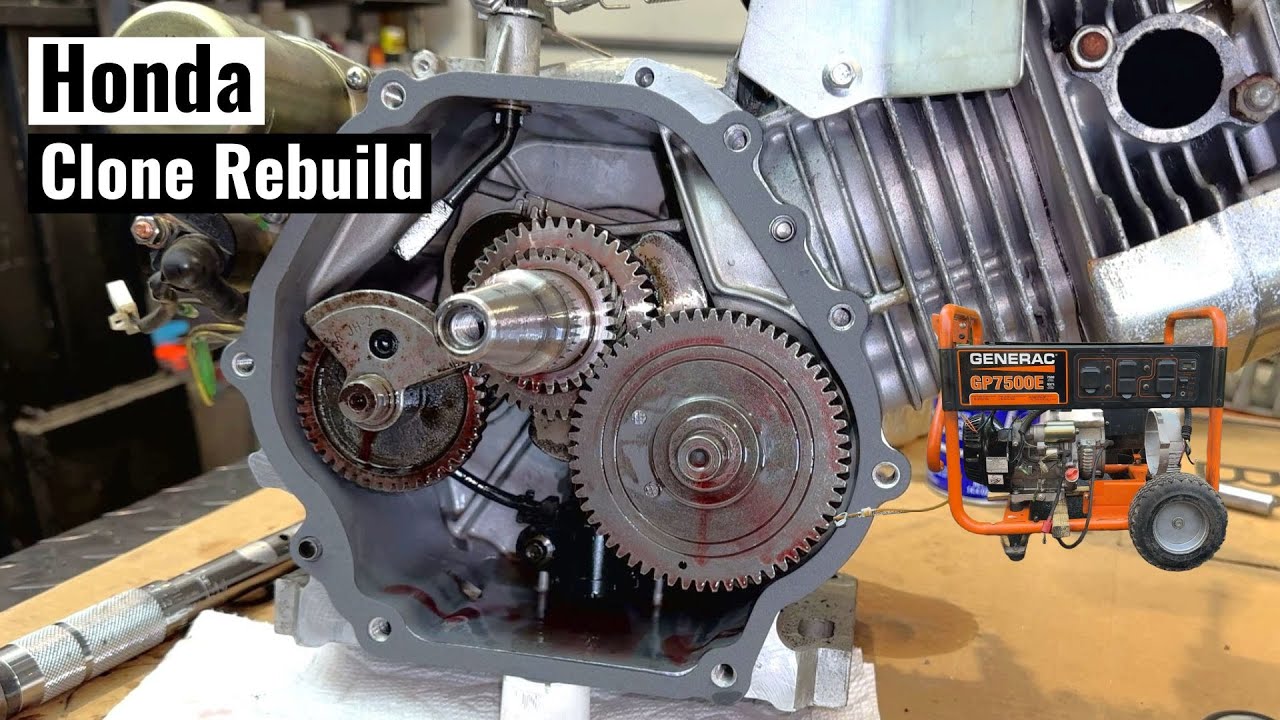 Generac Engine Rebuild - Wiped Camshaft Lobe, Only Backfires Through Carburetor