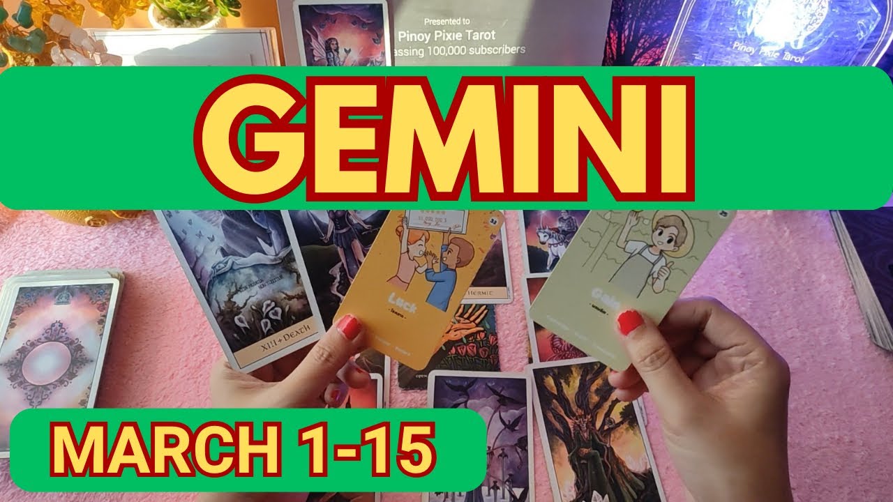 Gemini - JUSMEEE! ANG DAMING PERAAAAAA 🙏🏻 - 1st Half March 2026 Tagalog Tarot Reading