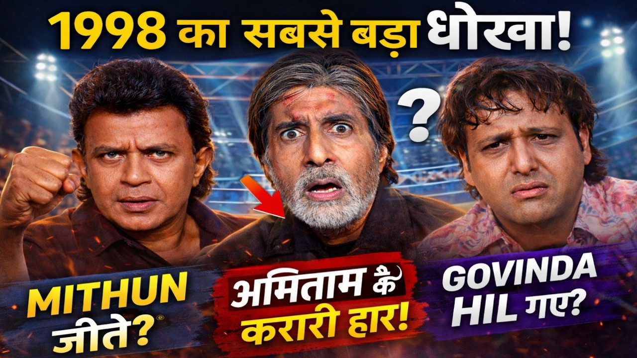 जब मिथुन ने 1998 में अमिताभ–गोविंदा दोनों को चौंका दिया | Bollywood Clash