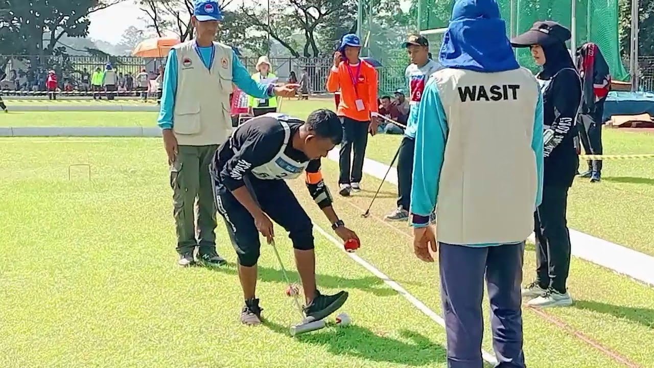 Kejurnas Gateball 2025.Jambu vs Bali ganda Campuran.