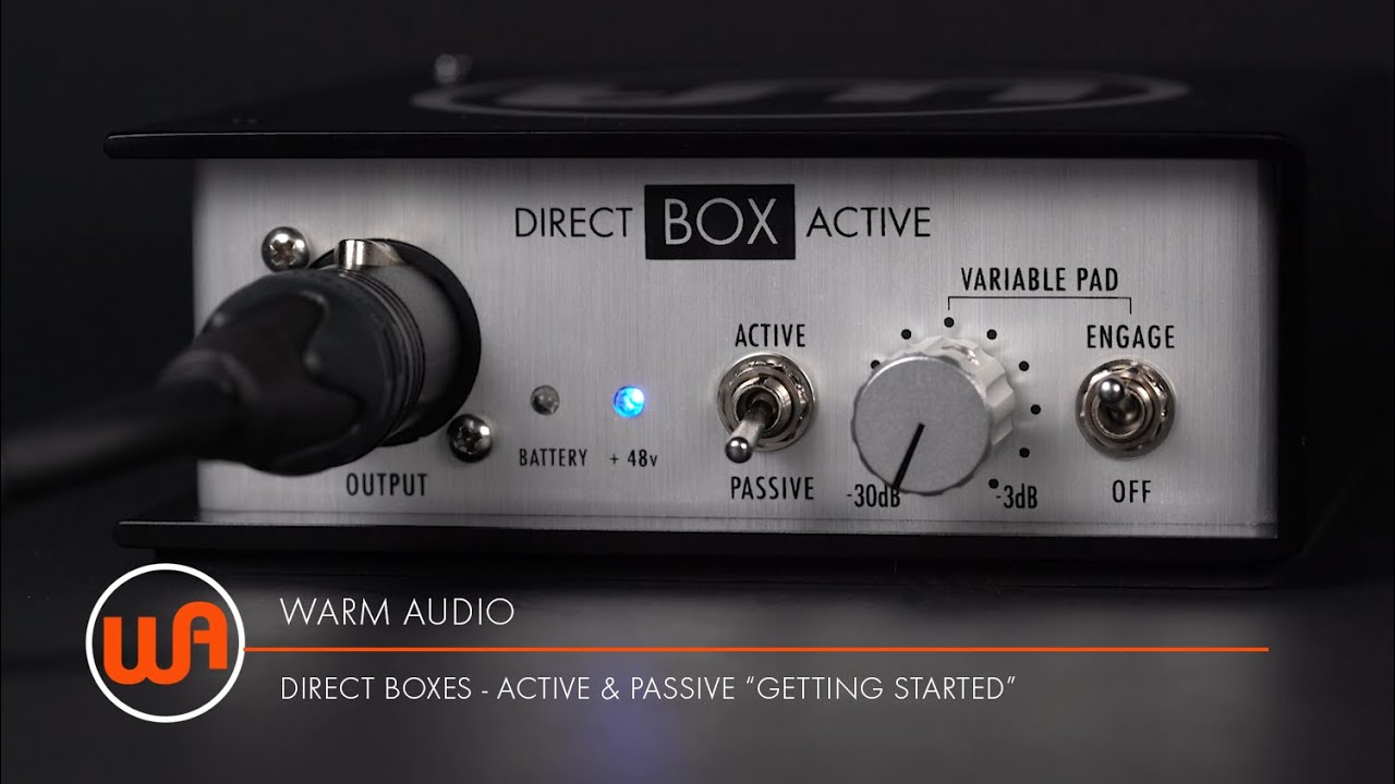 Warm Audio // Direct Boxes - Active & Passive 