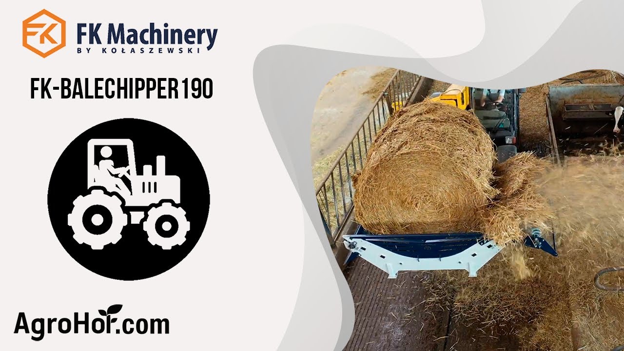 FK Machinery Bale unroller at work │Agrohof│
