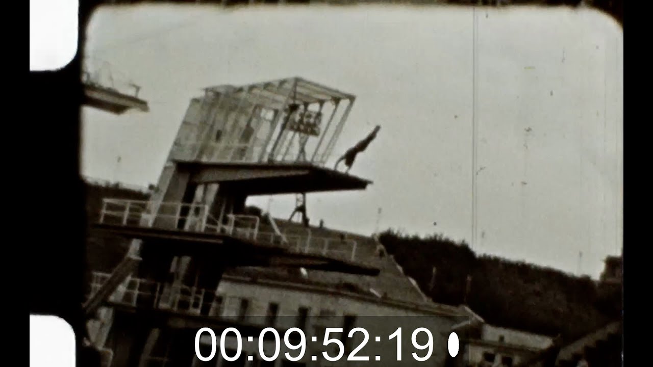 Състезание по плуване през 70те/А swimming competition in the 70s, #8mmfilm #archive