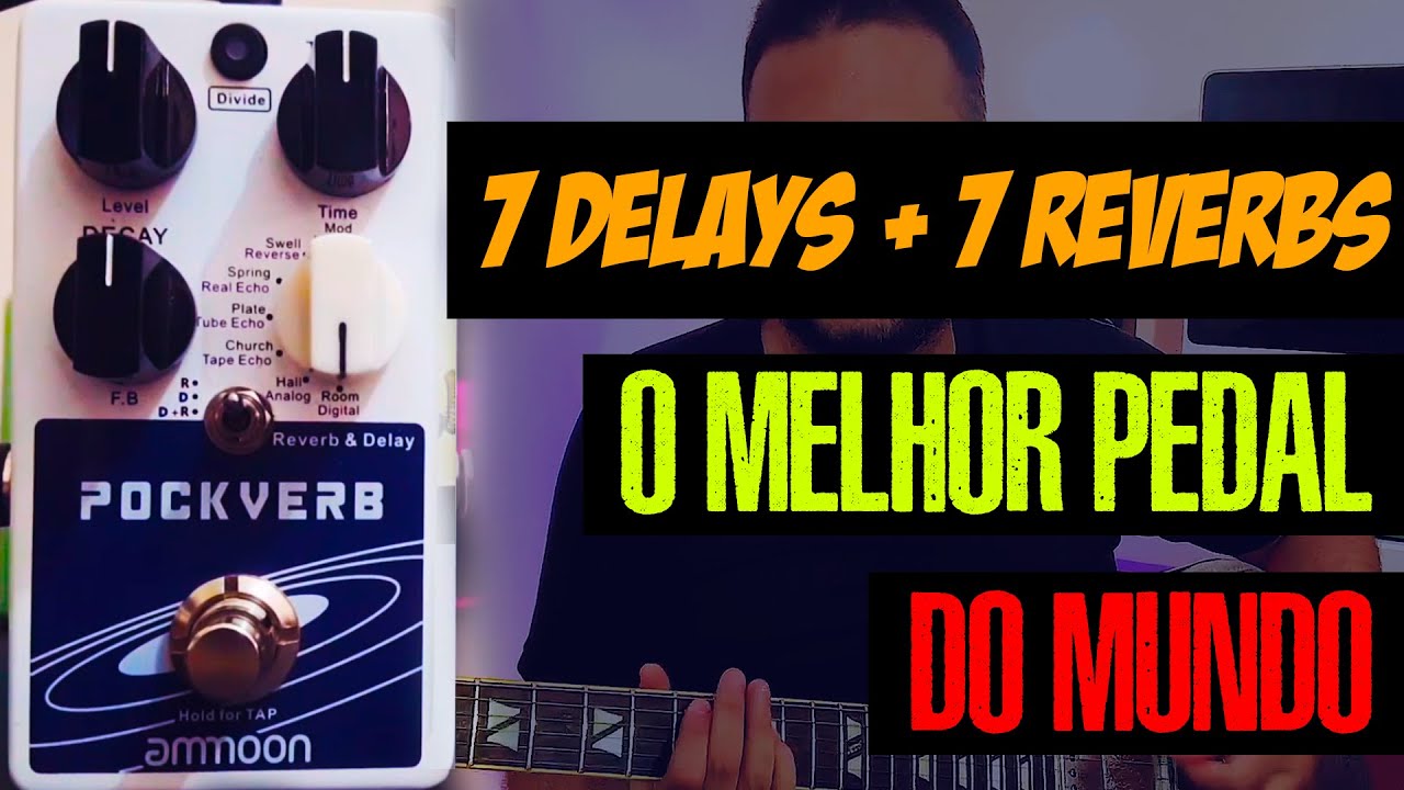 🔥O melhor DELAY + REVERB do mundo POCKVERB AMMOON | Bom e barato em 2022 REVIEW