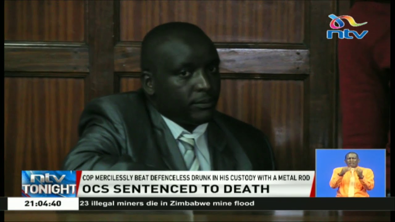 Ex-Ruaraka OCS, Nahashon Mutua found guilty of murder of a man in police cell