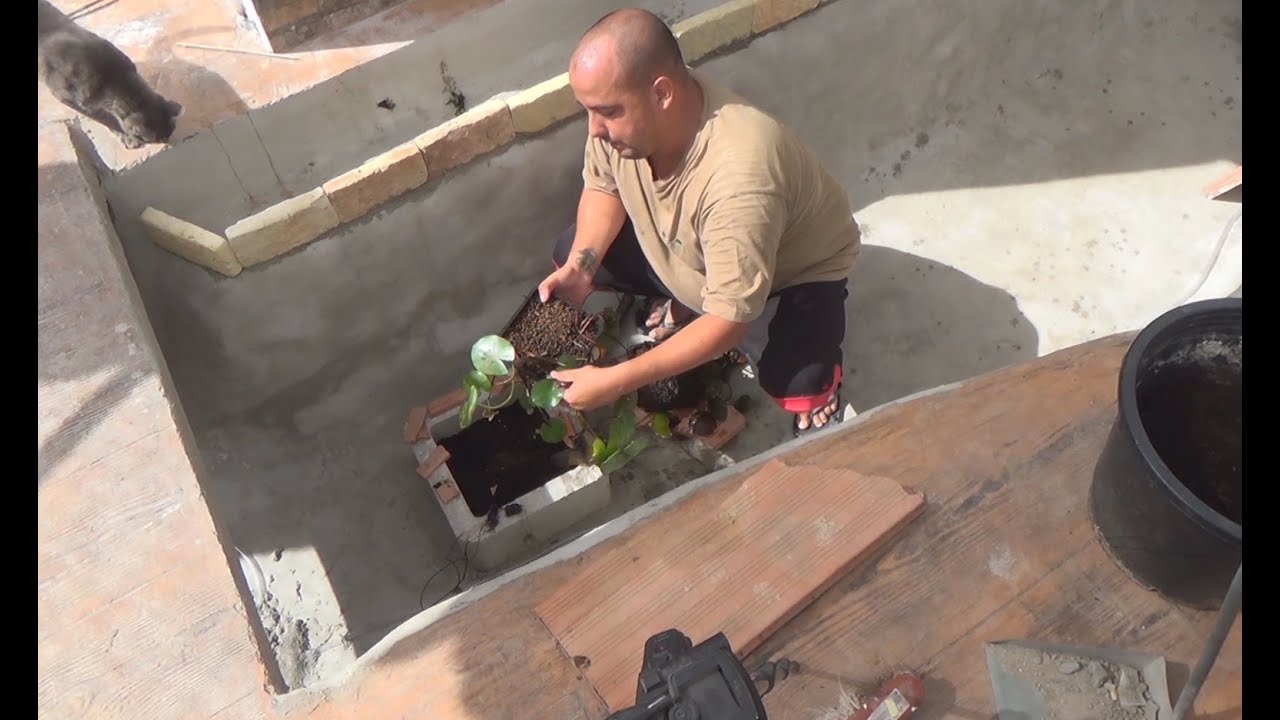Cómo hacer un estanque barato y para toda la vida - Parte 5.1