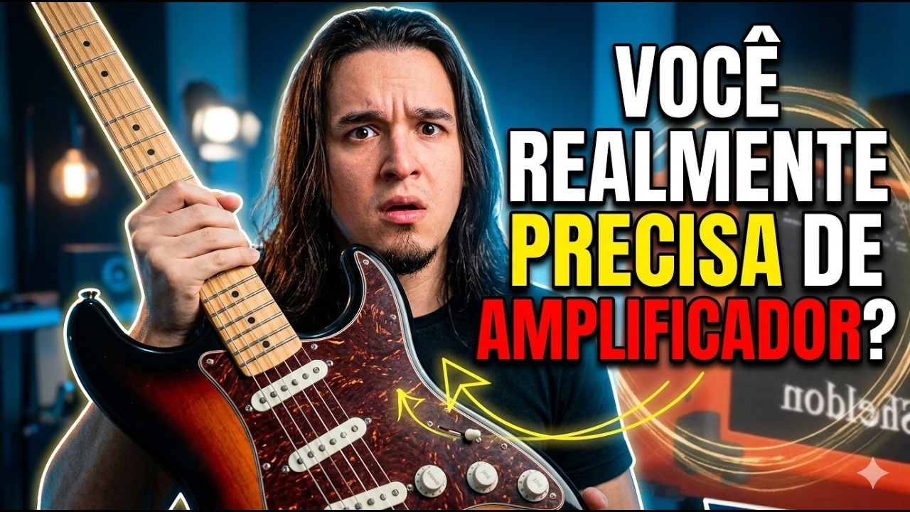Precisa mesmo de um AMPLIFICADOR para começar? Veja como soa uma Guitarra DESLIGADA!